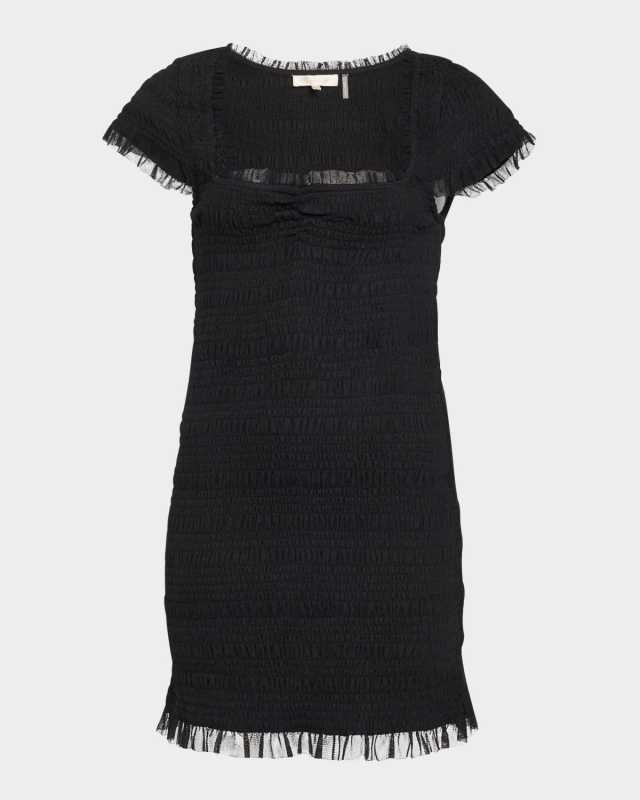 Esca Smocked Mini Dress